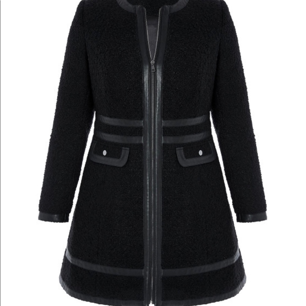City Chic Winter Dress Coat Plus